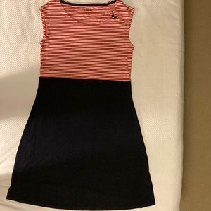 LL Bean red white and blue sailor dress